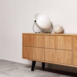 "Sideboard, Tv Cabinet, Stand Oak Veneer 4 Drawers & Doors ""Veronica" - thumbnail 3