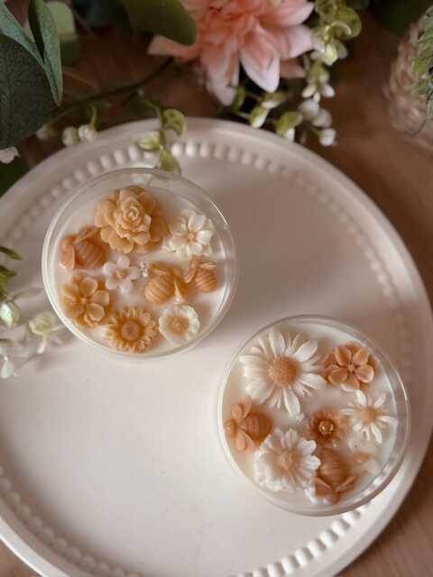Provence Garden Glass Candle, Choice Of Design, Soothing Southern Scent - image 1