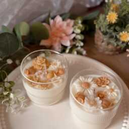Provence Garden Glass Candle, Choice Of Design, Soothing Southern Scent - thumbnail 3