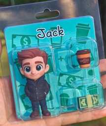 Custom Graduation Gift 3D Printed Pixar Style Figurine - Personalized Mini Toy From Photo - Unique Keepsake For Him Or Her - thumbnail 1