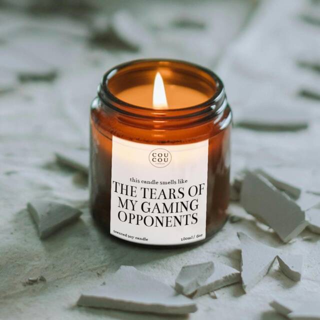 Funny Gaming Candle, Smells Like The Tears Of My Opponents - image 1