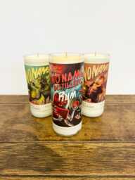 No Name Distillery Bottle Candle - Scented Soy Wax Sci Fi Design 1950S Rum Tequila - thumbnail 1