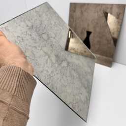 Antique Moon Mirror Tiles Vintage Wall Accent - thumbnail 4