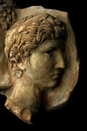 Three Faces Greco-Roman Wall Sculpture Art Plaque - thumbnail 4