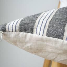 Indigo Striped Pillow Cover - thumbnail 4