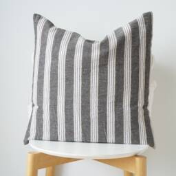 Indigo Striped Pillow Cover - thumbnail 2