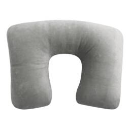 Travel Pillow - Inflatable U-Shaped Neck With Removable Washable Flock Cover - thumbnail 2