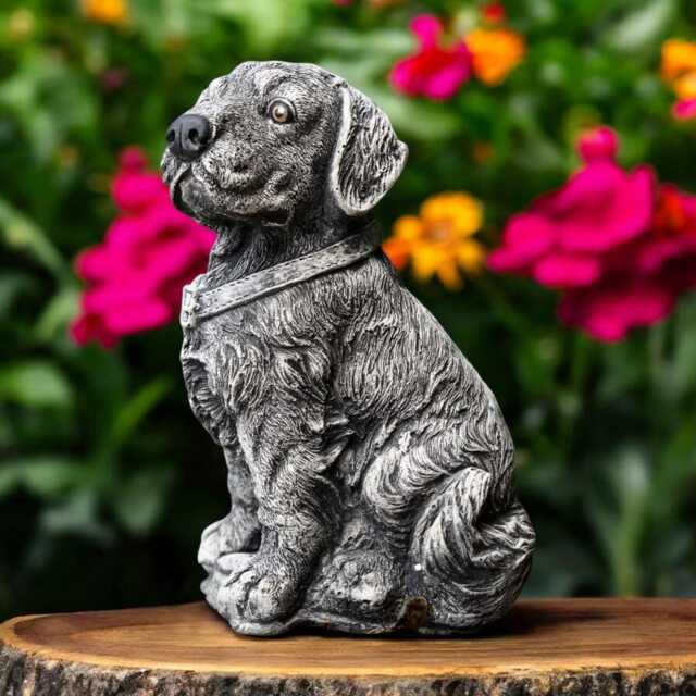 Concrete Labrador Retriever Statue Stone Dog Figurine Outdoor Garden Sculpture Front Yard Ornament Lawn Decor Gift For Labrador Lover - image 1