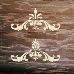 Victorian Ornament Stencil, For Walls, Art & Furniture. St13 - thumbnail 4