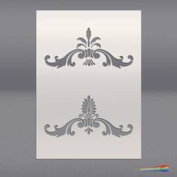 Victorian Ornament Stencil, For Walls, Art & Furniture. St13 - thumbnail 3