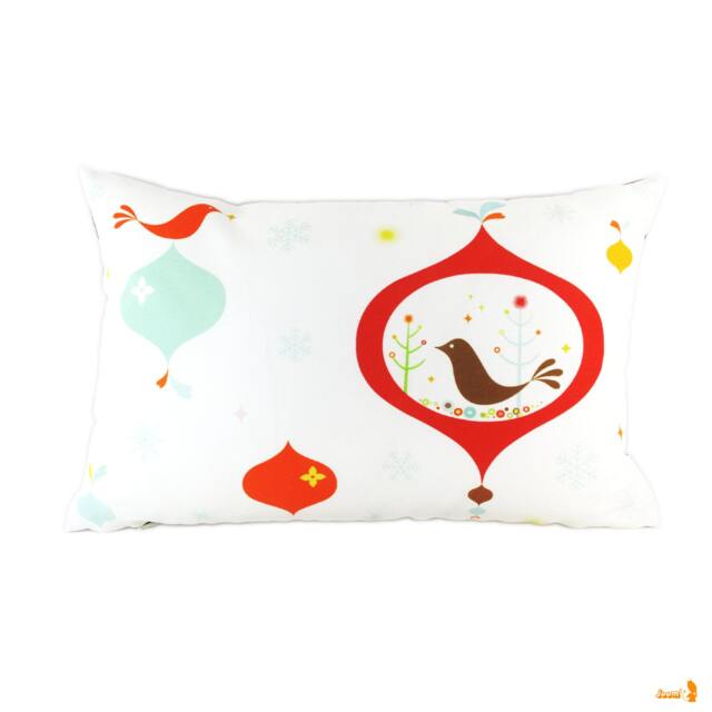 Birdie Christmas Ornament Pillow Limited Edition Decorative Pillow With Down Filler - image 1