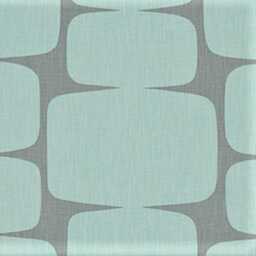 Scion Lohko Cushion Cover Light Blue Grey Graphic Linen Pillow - thumbnail 2