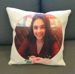 Personalised Photo Cushion Cover, Picture Pillow, Pillowcase, Family - thumbnail 1