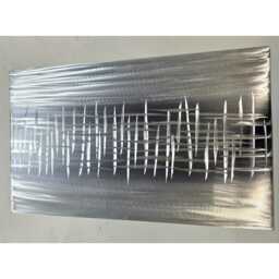 Abstract Metal Wall Art, Silver Black, R Toomer Art. Indoor Outdoor - thumbnail 3