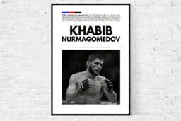 Khabib Nurmagomedov Poster Mma Fighter Art Print - thumbnail 1