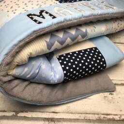 Baby Blanket/Crawling Blanket Patchwork Dog Krd3042 - thumbnail 2