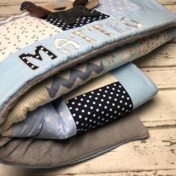 Baby Blanket/Crawling Blanket Patchwork Dog Krd3042 - thumbnail 3