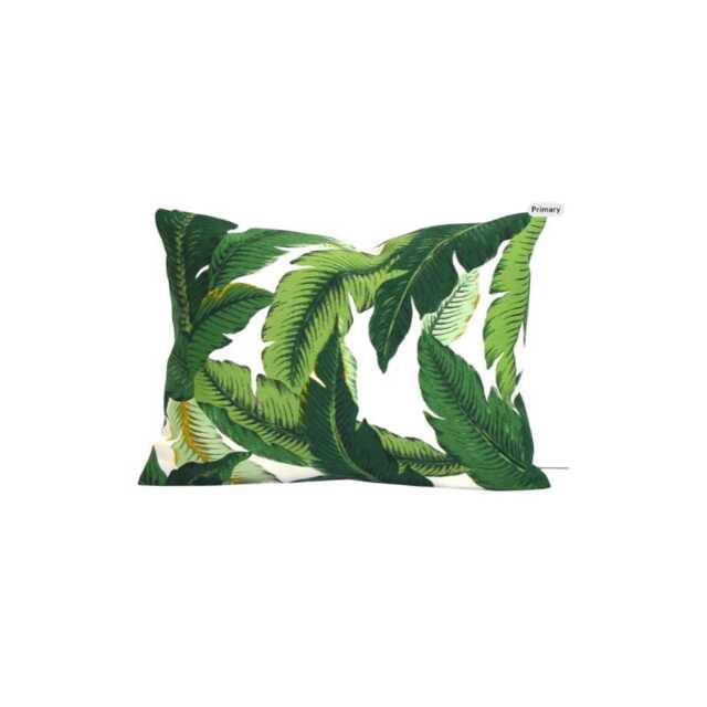 Green Banana Leaf Outdoor Pillow Cover, Tommy Bahama Coastal Fabric, 12x18 Inch - image 1