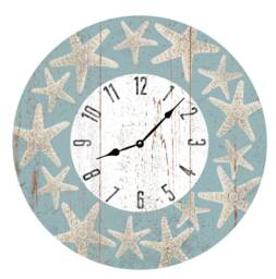 starfish Clock - Beach Clock - thumbnail 1