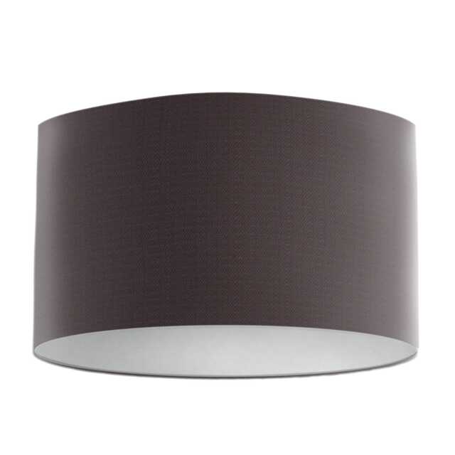 Charcoal Lampshade With 100% Cotton Fabric, Handmade Lampshades, Table Ceiling Lamp Shades, Grey - image 1