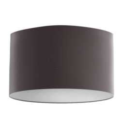 Charcoal Lampshade With 100% Cotton Fabric, Handmade Lampshades, Table Ceiling Lamp Shades, Grey - thumbnail 1