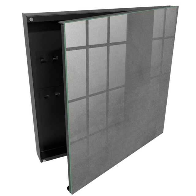 Gray Texture Key Cabinet For Home, Box Wall, Minimalist Textures, Lovers Of Elegance - image 1