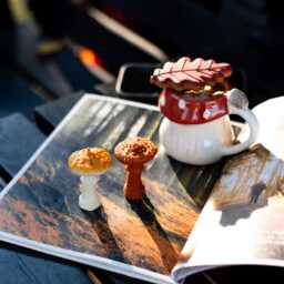 Mushroom Candles, Decoration, Autumn Decor, Home Beeswax Gift For Mom, Friend, Forest Candle - thumbnail 4