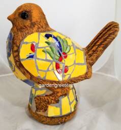 Mosaic Bird Statue Figurine-Large - thumbnail 1