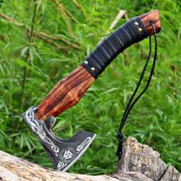 Viking Axe, Carbon Steel Personalized Axe in Hand Forged For Wall Decoration, Custom Made Gift, Axe - thumbnail 1