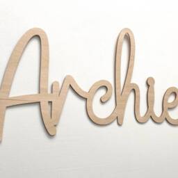Personalised Wooden Name Sign - Wall Lettering Custom Nursery Playroom Decor Children's Bedroom Art Bedroom/Nursery - thumbnail 2