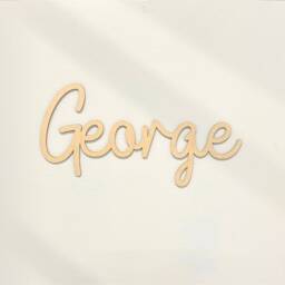 Personalised Wooden Name Sign - Wall Lettering Custom Nursery Playroom Decor Children's Bedroom Art Bedroom/Nursery - thumbnail 1