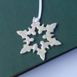 Snowflake Ornament - Christmas Decorations Stocking Filler Tree Decorations Ornaments Xmas Decoration - thumbnail 1