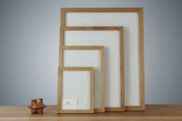 Solid Oak Wood Picture Frame - thumbnail 1