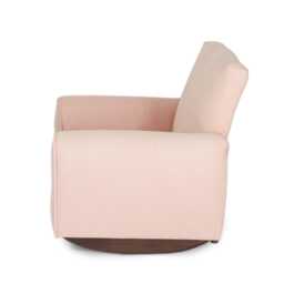 Personalized Kids Chair Toddler Armchair - Blush Suede - thumbnail 3
