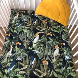 Timeless Jungle - Box Rug - Boxkleed, Padded Baby Play Mat, Crawling Blanket, Bedspread, Krabbeldecke - thumbnail 2