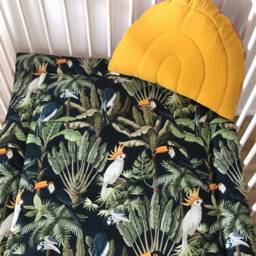 Timeless Jungle - Box Rug - Boxkleed, Padded Baby Play Mat, Crawling Blanket, Bedspread, Krabbeldecke - thumbnail 1