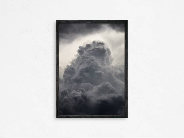 storm Cloud Photo Print Nordic Scandinavian Wall Art - image 1