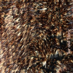 Faux Deer Skin Rug - Plush Shag Fur Pelt, Black Bear Border - thumbnail 3