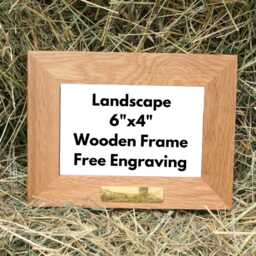 "Scottish Icons Personalised Wood Or Metal Picture Frame - 4""x6" - thumbnail 3