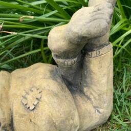 Heidi - Lying Down Girl Pixie Stone Garden Ornament - thumbnail 4