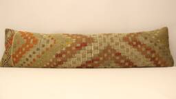 Extralong 12x48 Inch 30x120 cm, Pillow Cover, Pillow, Boho, Bedding Pillow, Turkish Kilim Lumbar Pillow Cover Home Interior Decor 4Oyf-46 - thumbnail 1