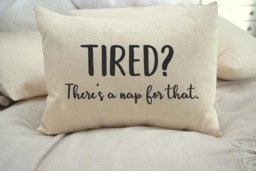 Personalized Pillow, Love To Sleep, Tired Theres A Nap For That Hard Buy For, Grandpa Gift Idea, Retirement Gift, Relax - thumbnail 1