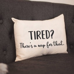 Personalized Pillow, Love To Sleep, Tired Theres A Nap For That Hard Buy For, Grandpa Gift Idea, Retirement Gift, Relax - thumbnail 2
