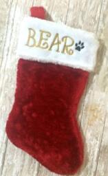 Custom Monogrammed Pet Christmas Stocking - thumbnail 3