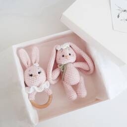 Pregnancy Gift Box For Mom To Be Newborn Congratulations Basket New Bunny New Baby Parents