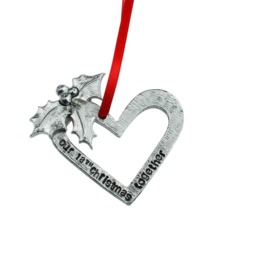 18Th Anniversary Christmas Tree Ornament - Reads Our Together - thumbnail 4