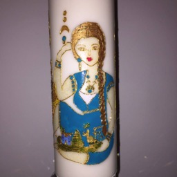 Art Candles , Home Decoration , Gifts , Wedding Candels, Living Room, Henaa Day - thumbnail 3