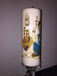 Art Candles , Home Decoration , Gifts , Wedding Candels, Living Room, Henaa Day - thumbnail 1
