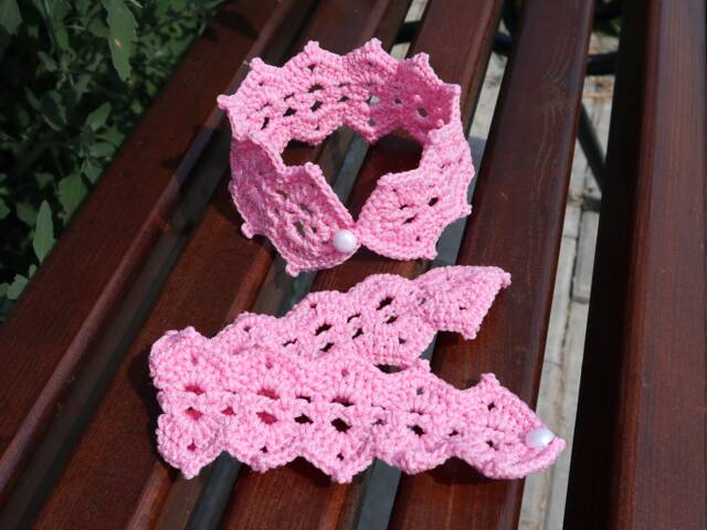 Pink Curtain Tie Backs, Custom Order Available - image 1