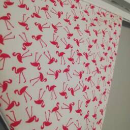 Pink Flamingo Fabric Bunting, On An Off White Background, Approx 2.5 Metres - thumbnail 3